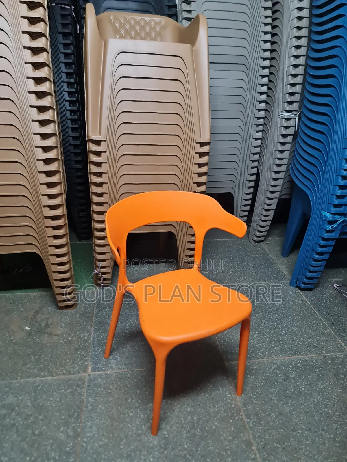 Bright Orange Plastic Chairs Plastic Chairs