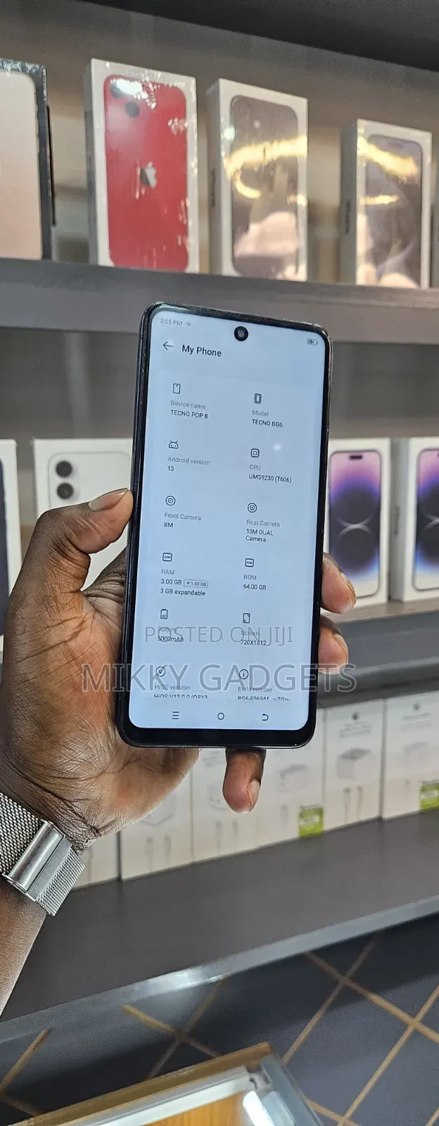 Tecno Pop 8 64 GB Black