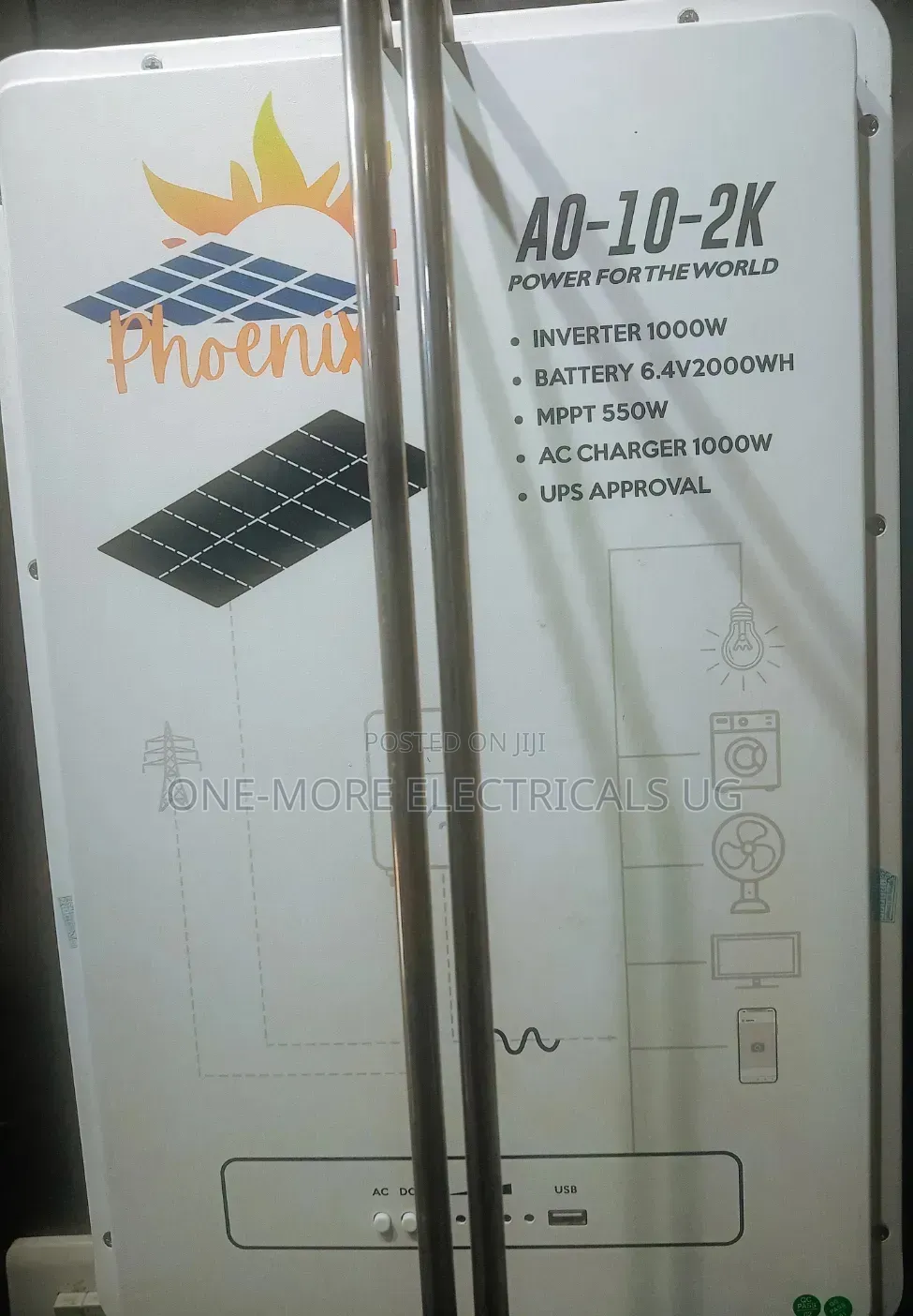 Smart Hybrid Inverter With Battery and MPPT Charge Controller 10-