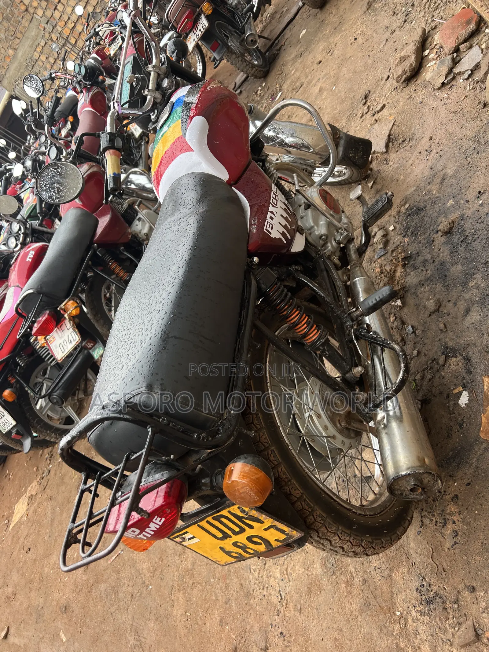 Bajaj Boxer 100 2017 Red