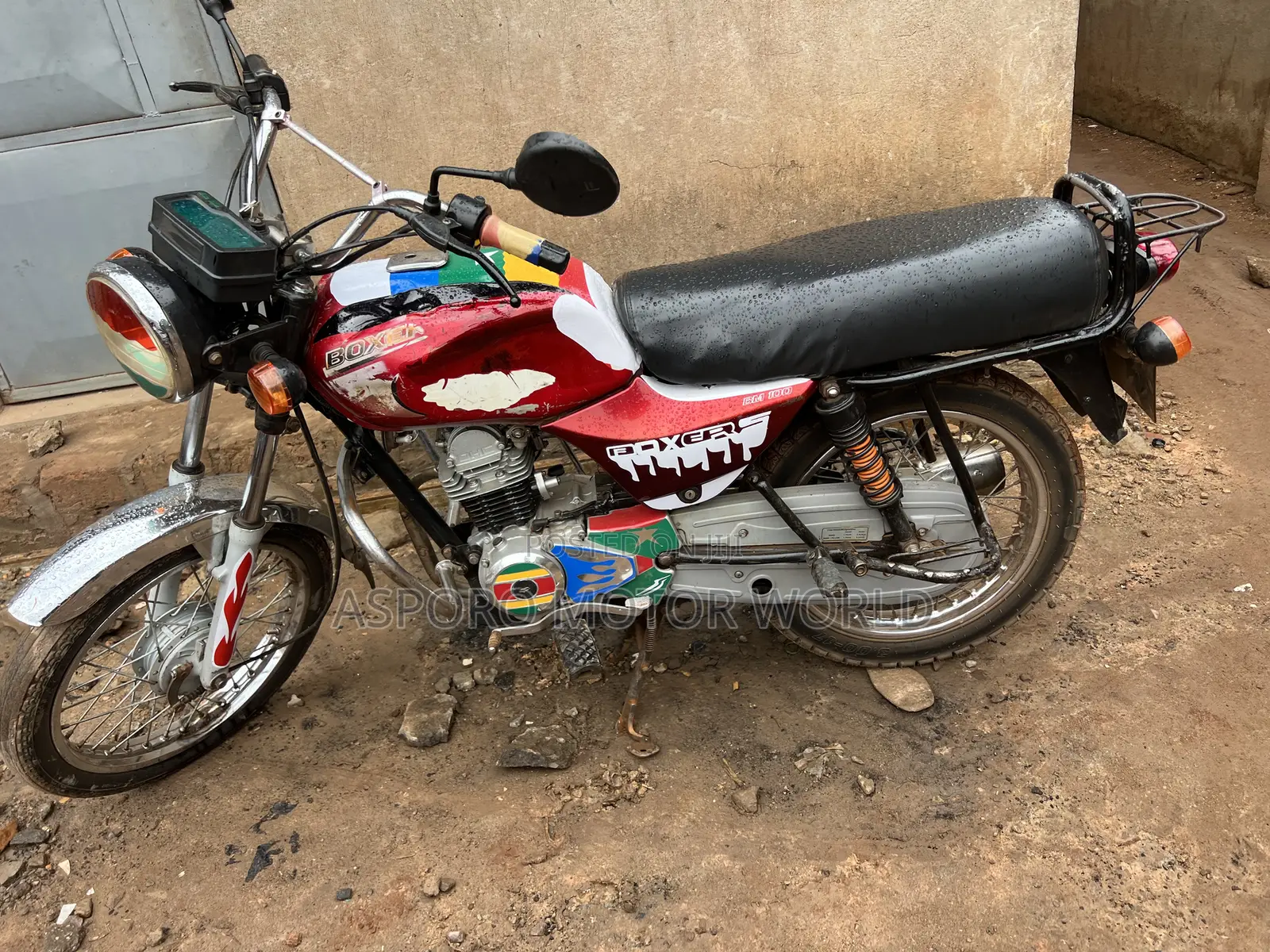 Bajaj Boxer 100 2017 Red