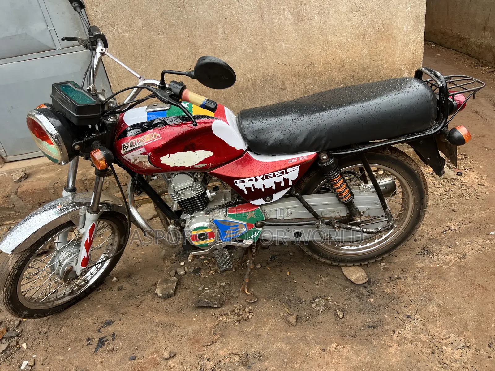 Bajaj Boxer 100 2017 Red