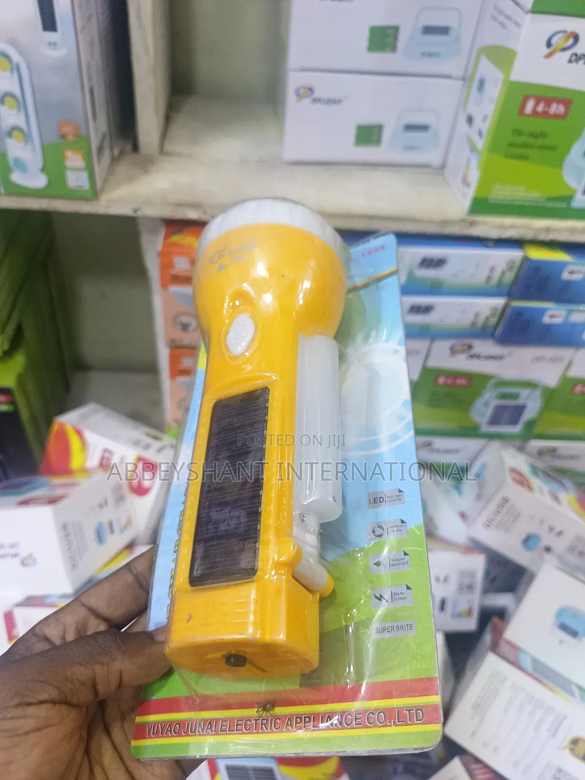 Rechargeable Solar LED Torches