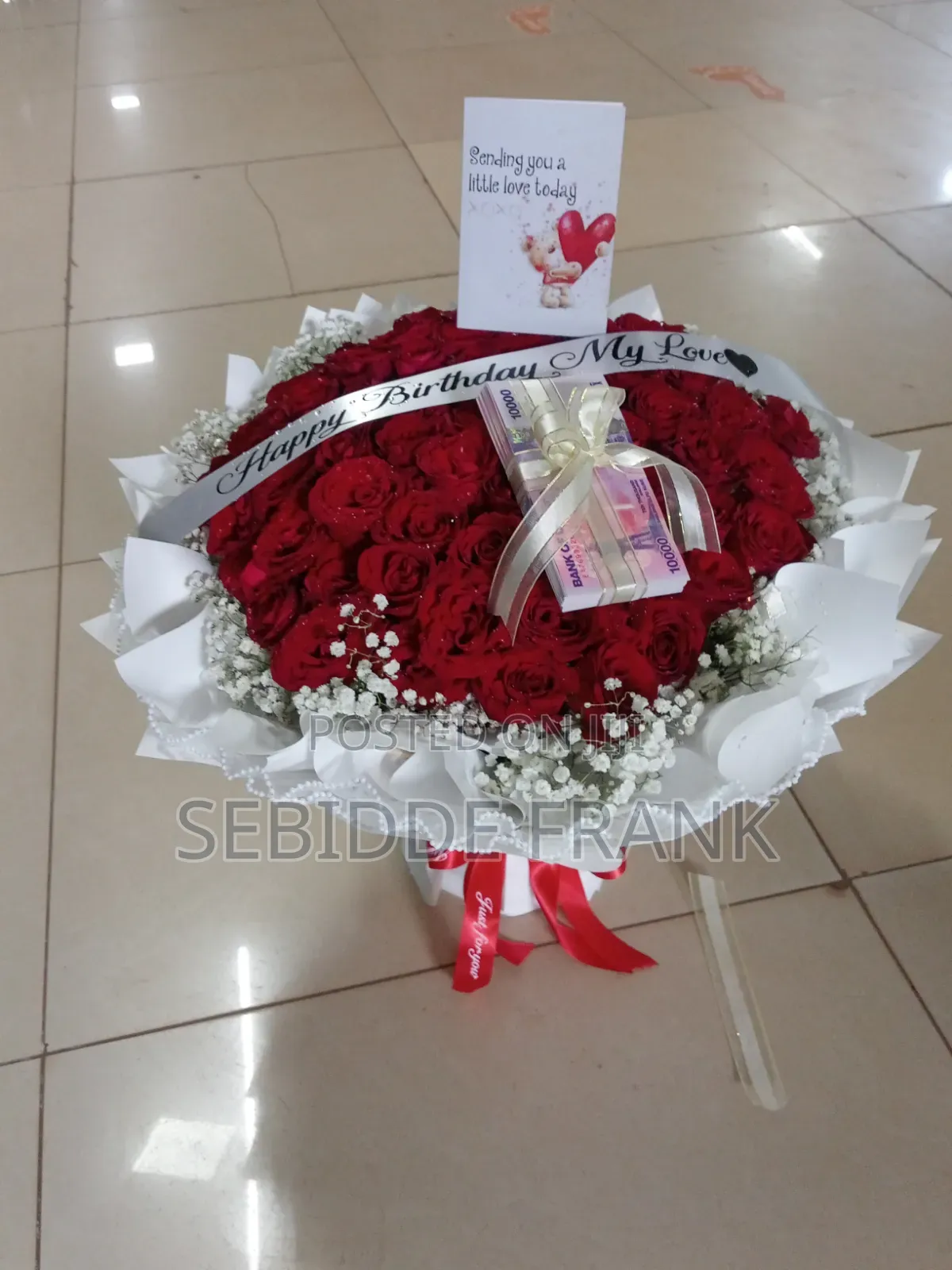 White and Red Bouquet