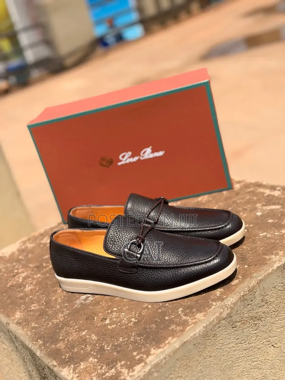 Prada Men's High-Quality Luxury Leather Loafers