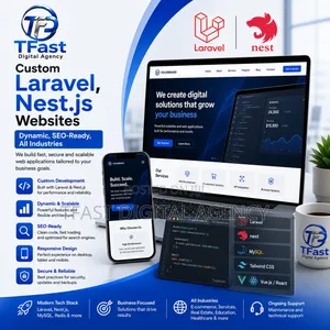 Custom Laravel Websites – Dynamic, Seo-Ready, All Industries - Tfast