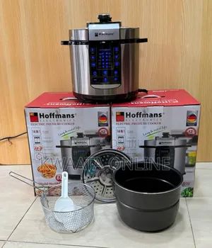 14in1 Hoffmans 6l Electric Pressure Cooker Deep Fryer With Basket, Pot