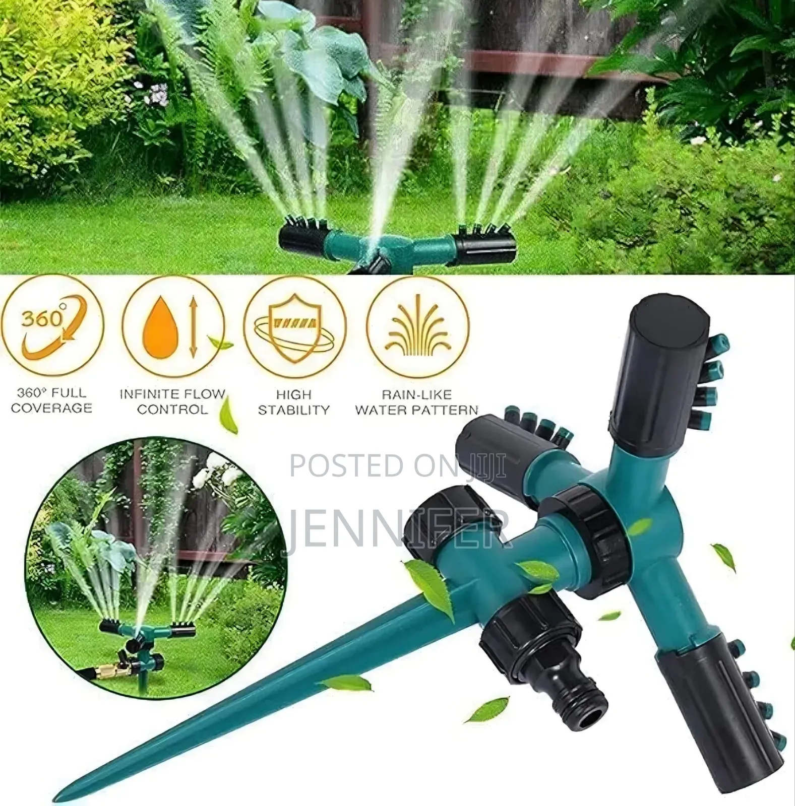 360 Degree Automatic Round Sprinklers