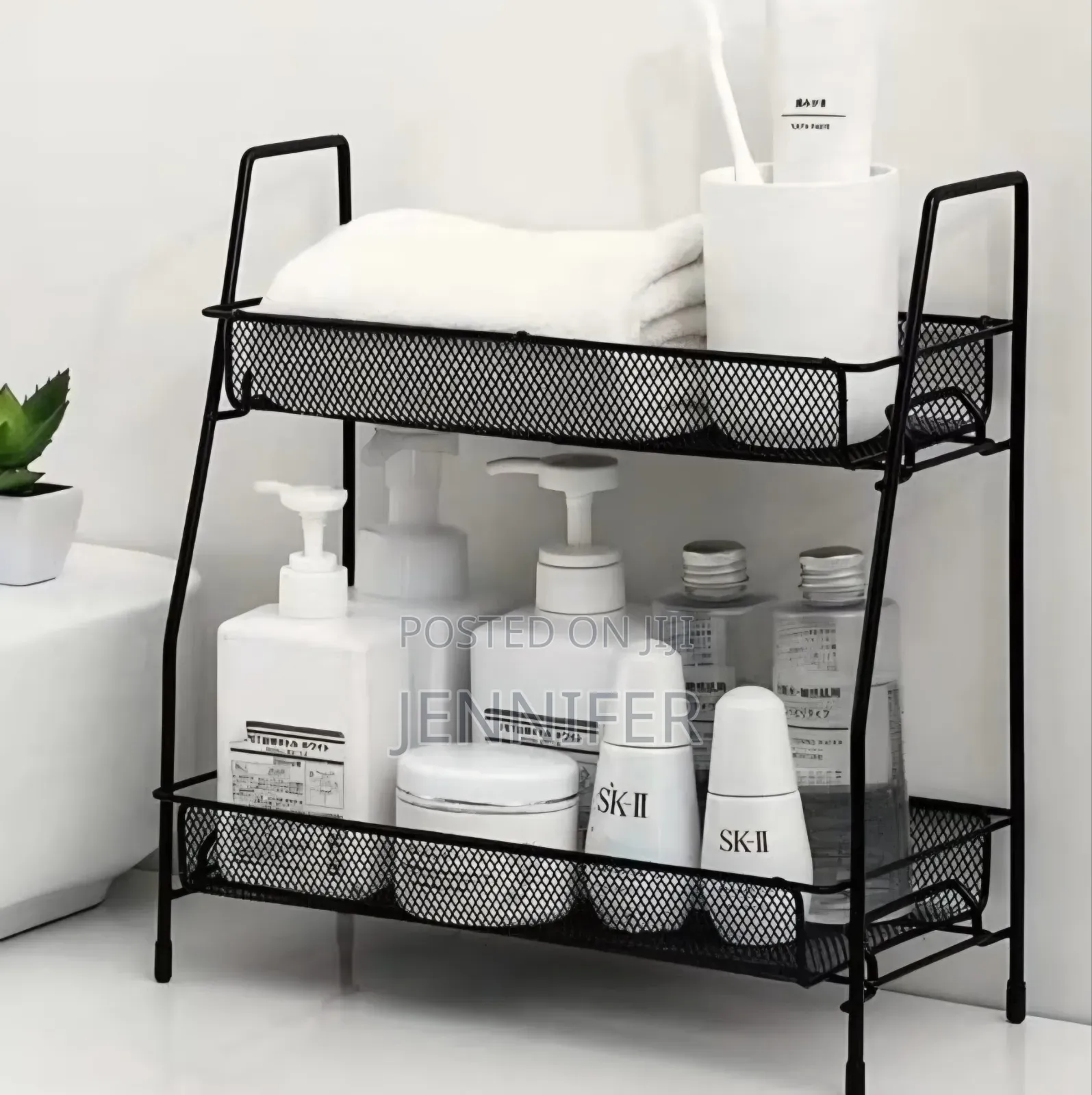 2-Tier Countertop Multifunctional Organizer