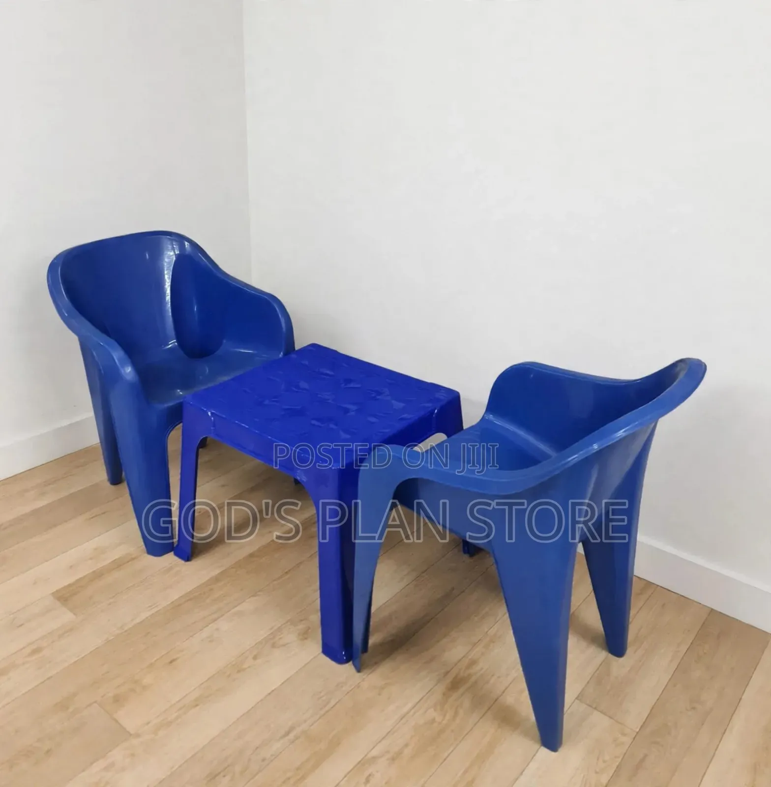 Decorated Coffee Table and Chairs 2 Seater (Mini Table)