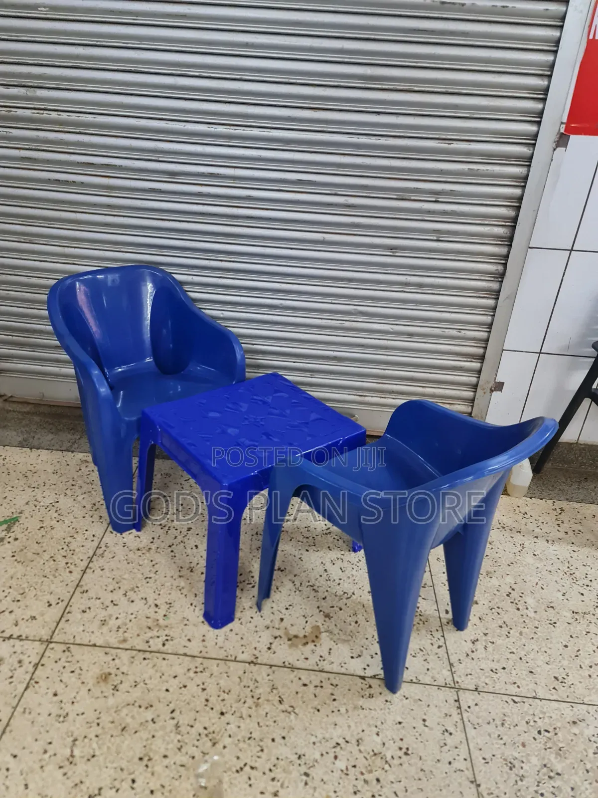 Decorated Coffee Table and Chairs 2 Seater (Mini Table)