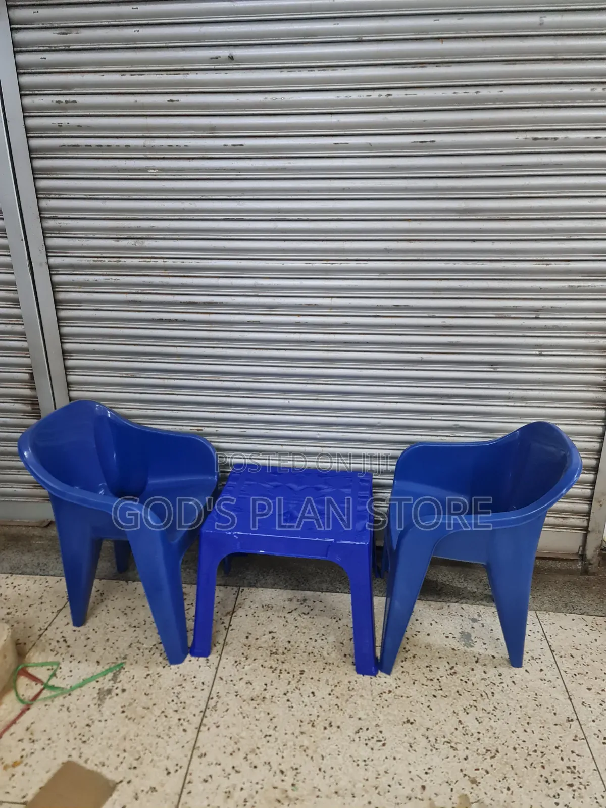 Decorated Coffee Table and Chairs 2 Seater (Mini Table)