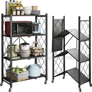 5-Tier Foldable Kitchen Rack