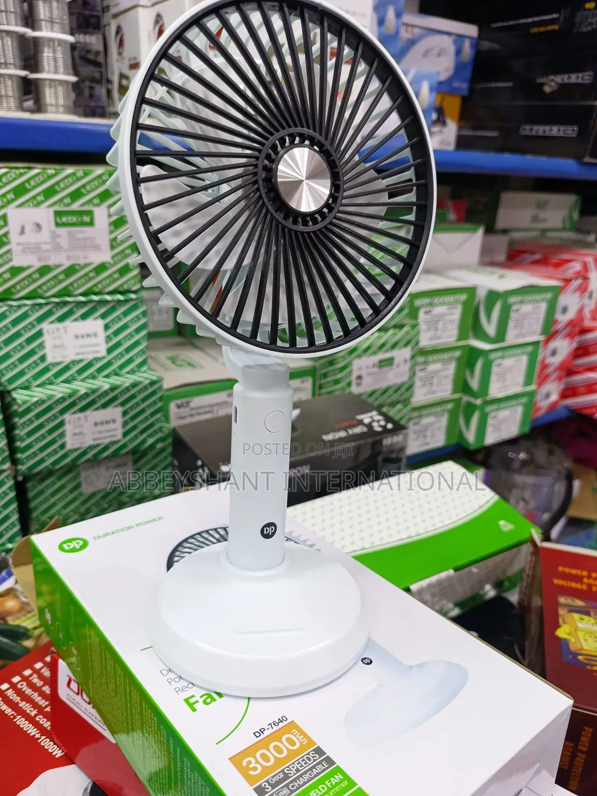 Portable Rechargeable Mini Table Fan
