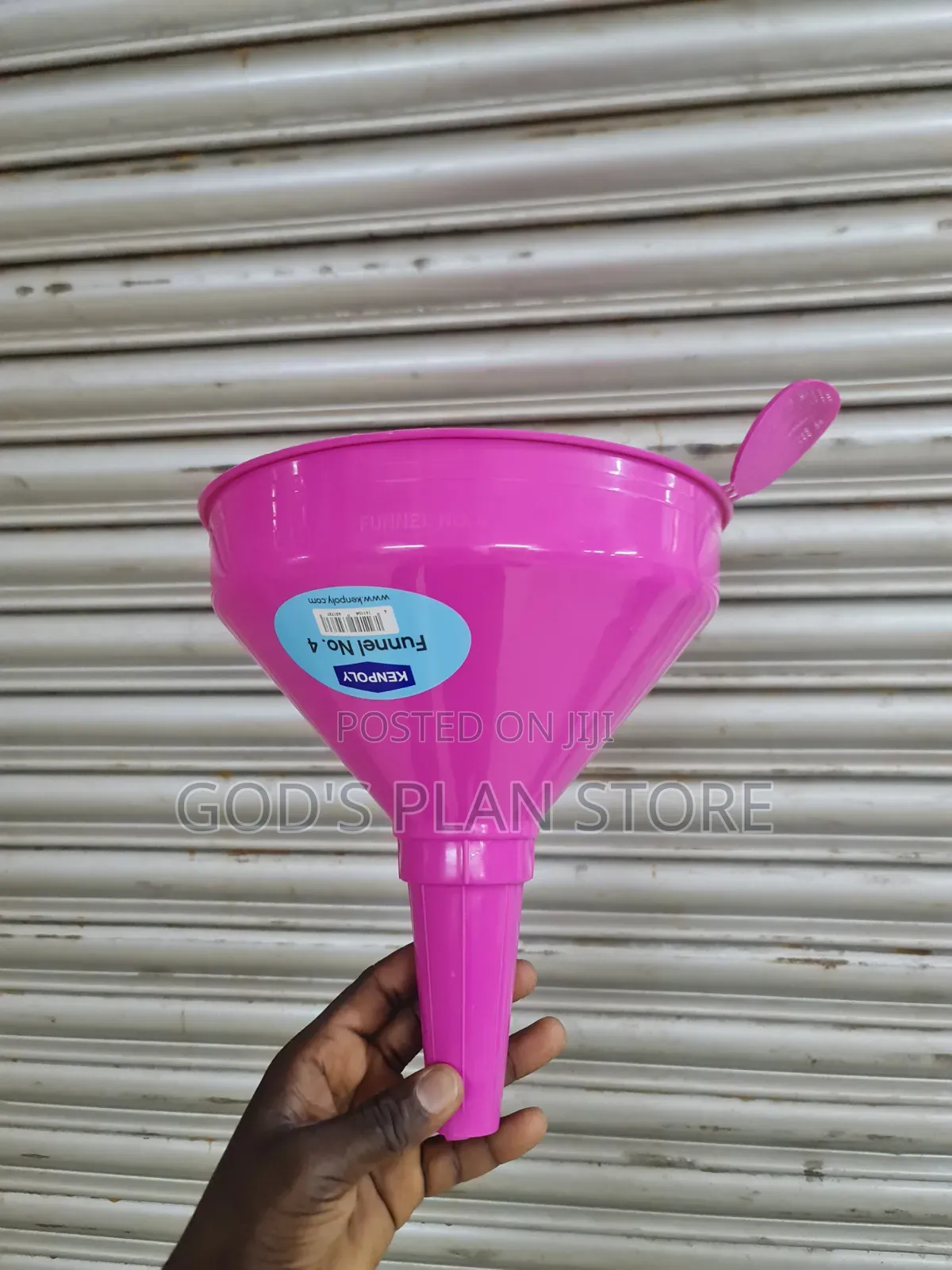 Easy-Pour Kitchen Plastic Funnel Plastic Funnel