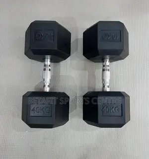 40kg Hexagon Dumbbell Pair