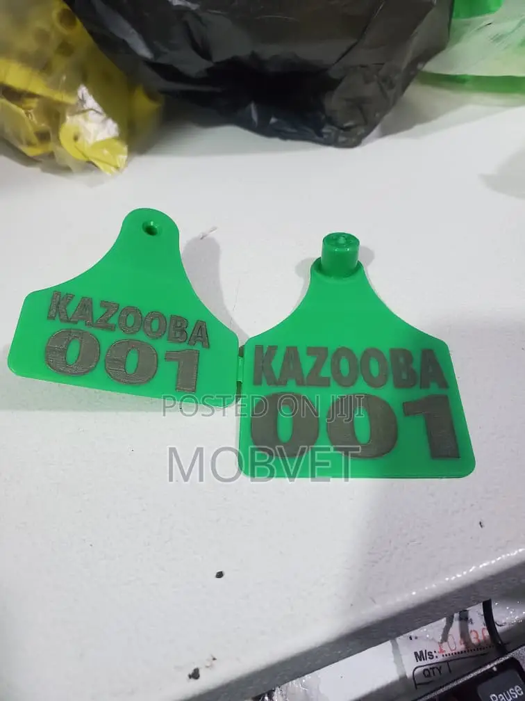 Customised Double Livestock Ear Tags – Durable Animal ID Solution