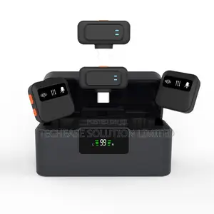 J22 Wireless Lavalier Mic, AI Noise Cancel, Type-C Lightning