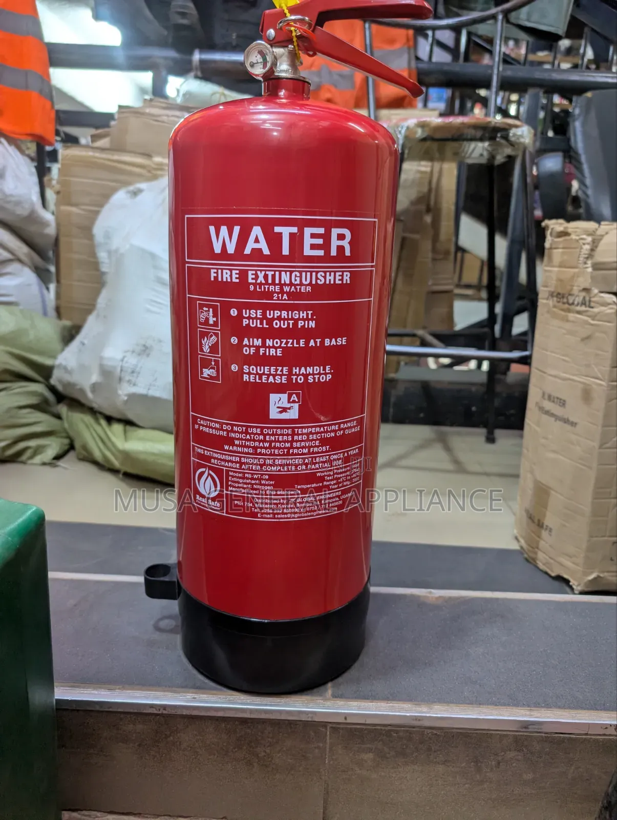 Water Fire Extinguisher 9L