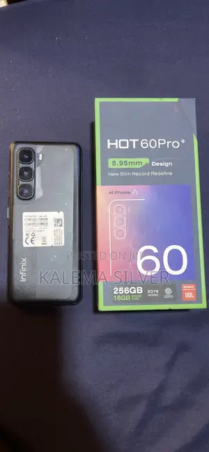 New Infinix Hot 60 Pro+ 256 GB Black