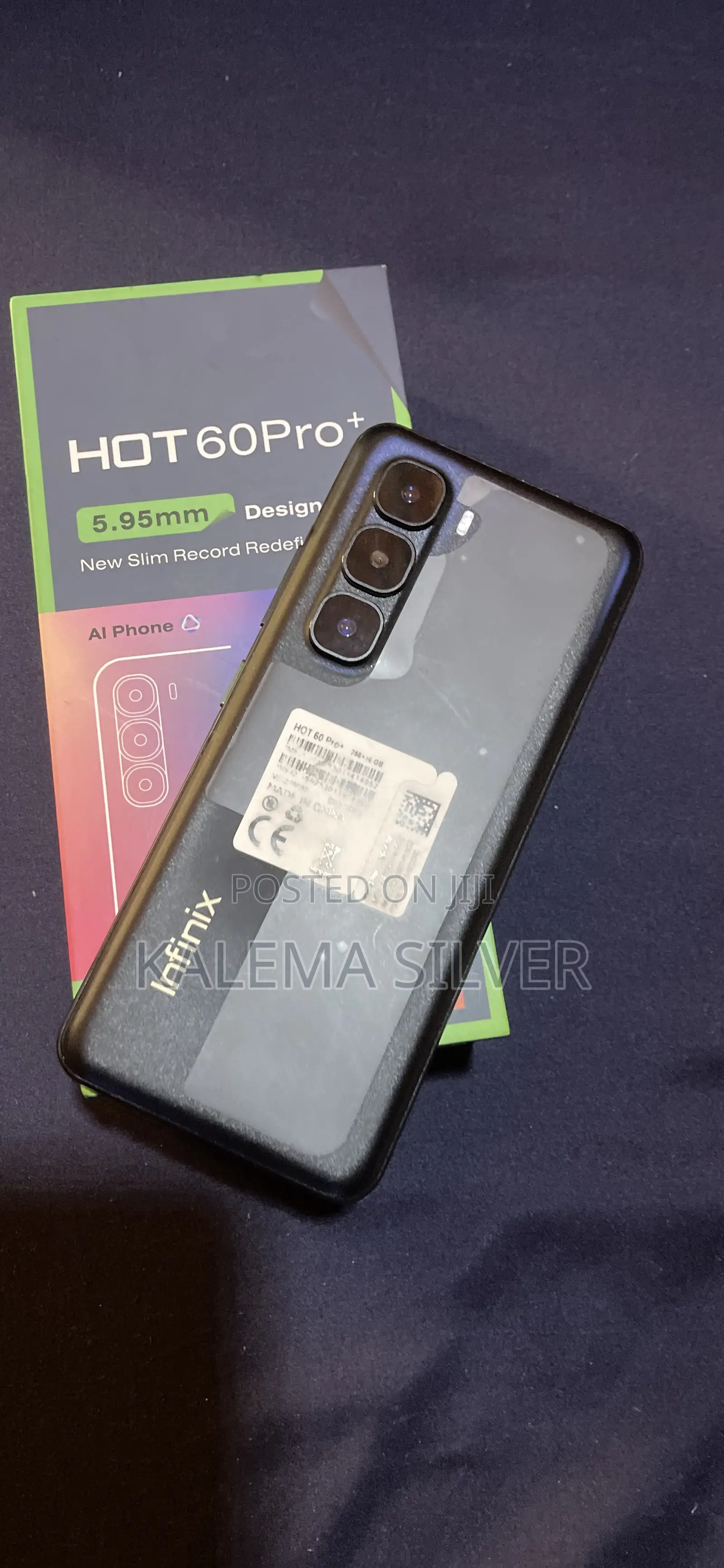 New Infinix Hot 60 Pro+ 256 GB Black