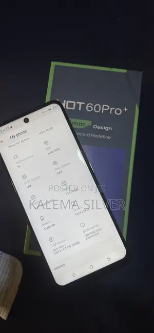 New Infinix Hot 60 Pro+ 256 GB Black