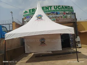 50 Seater Tent Covered One Side Flap With Strong Materials and Pipes.
