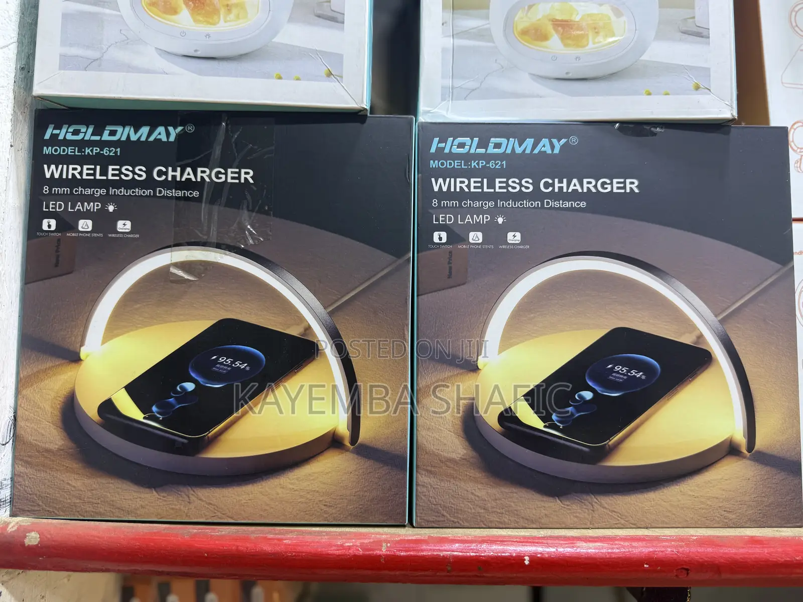 Holdmay 2-in-1 LED Lamp 15W Wireless Fast Charger Pad KP-621
