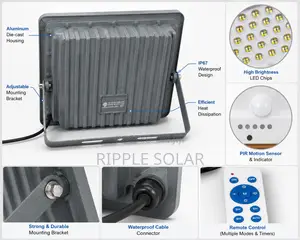 500W Solar Flood Light – Waterproof Security Light