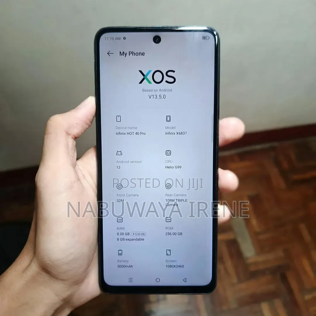 New Infinix Hot 40 Pro 256 GB Blue