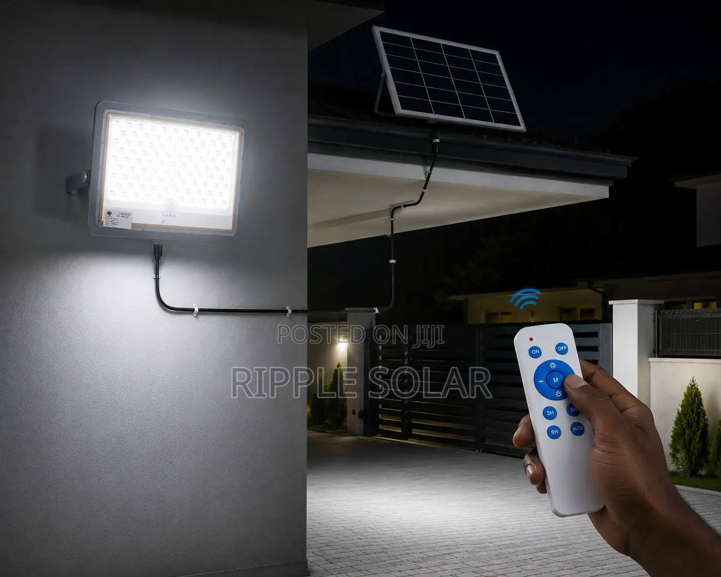 500W Solar Flood Light – Waterproof Security Light