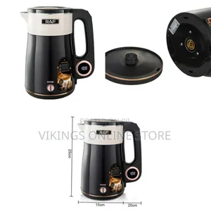 RAF 2.5L Double Layer Cordless Electric Kettle wWth Auto Shut-Off