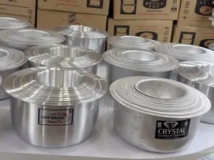 Extra-Heavy Crystal Brand Aluminium Cookware Set