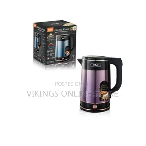 RAF 2.5Litre Stainless Steel Electric Kettle Large Capacity 360 Degree