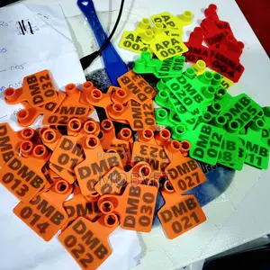 Broad Shaped Goats and Pigs Customized and Branded Eartags