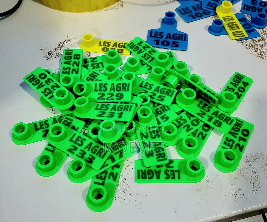 Slim Long Customized Eartags for Goats ,Sheep and Pigs