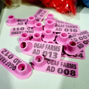 Slim Long Customized Eartags for Goats ,Sheep and Pigs