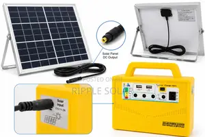 20W Portable Solar Lighting Kit – 3 Bulbs