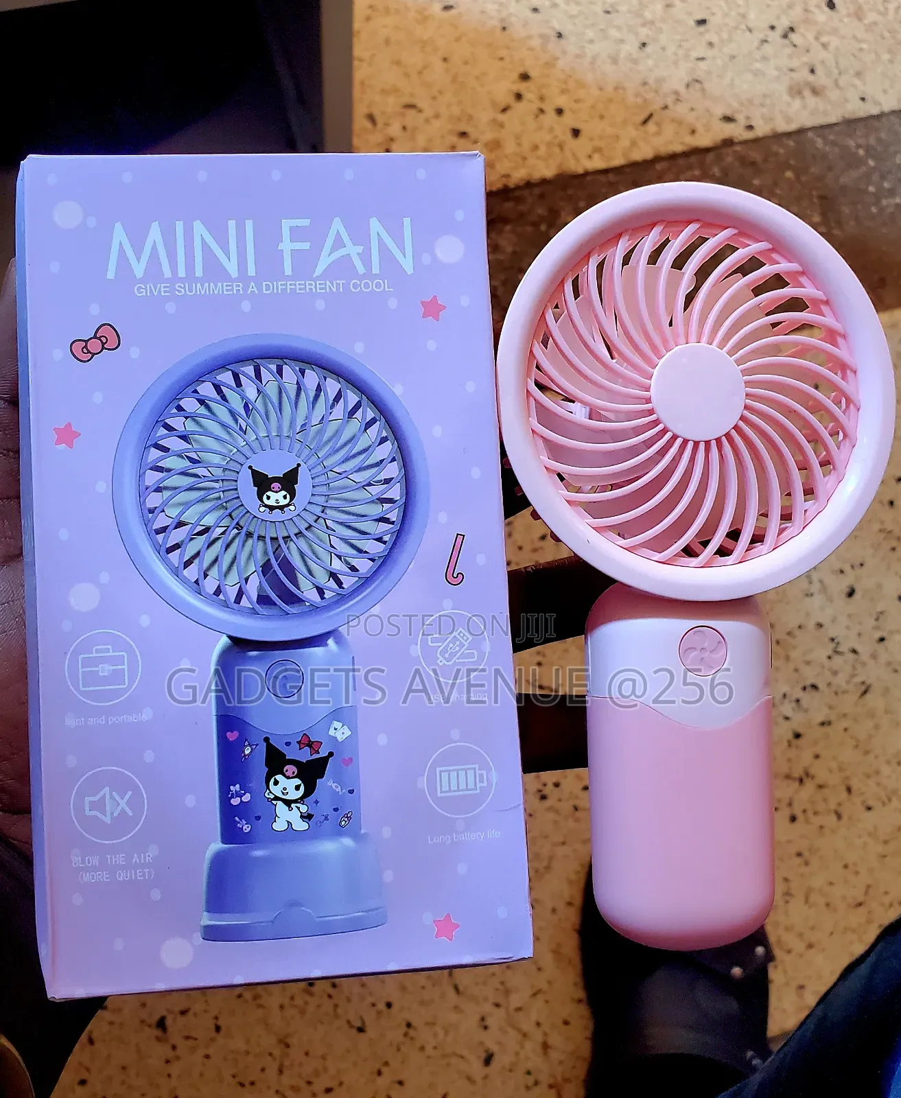 Kuromi Sanrio Mini Fan,