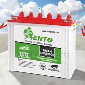 High Performance Lento 12V 200Ah Solar Backup Tubular Battery 2.4kWh
