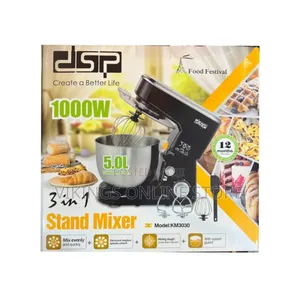 DSP 5L 3 In1 Egg Beater Dough Hand Stand Mixer Food Processor