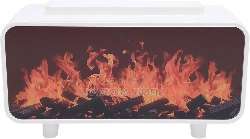 Vintage Fireplace Flame Aroma Diffuser Ultrasonic Humidifier