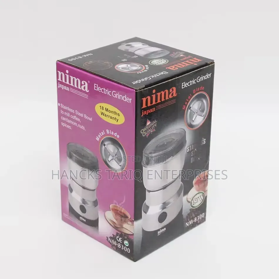 Nima Japan Electric Spice and Coffee Grinder (Model NM-8300).