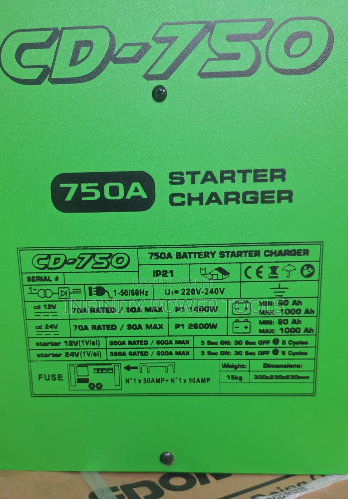 Battery Charger CD-750.