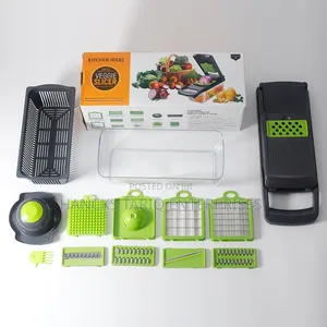 14-in-1 Multifunctional Kitchen Veggie Slicer and Chopper Set.