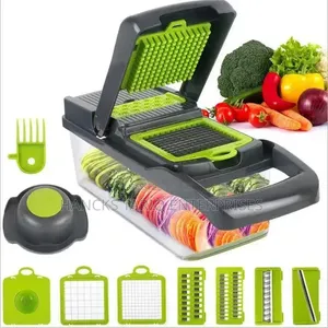 14-in-1 Multifunctional Kitchen Veggie Slicer and Chopper Set.