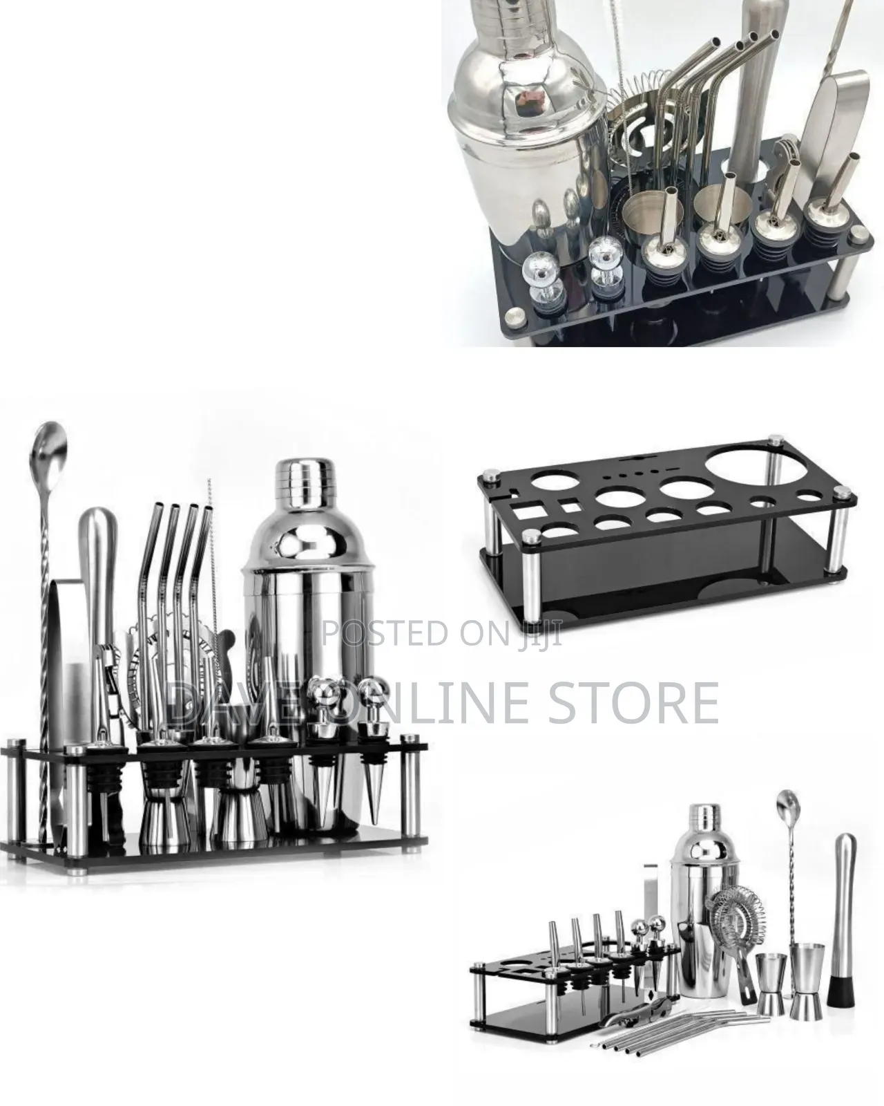 20pcs/Set Cocktail Set Boston Cocktail Shaker