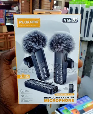 Plokama VM-20 Dual Wireless Lavalier Microphone System