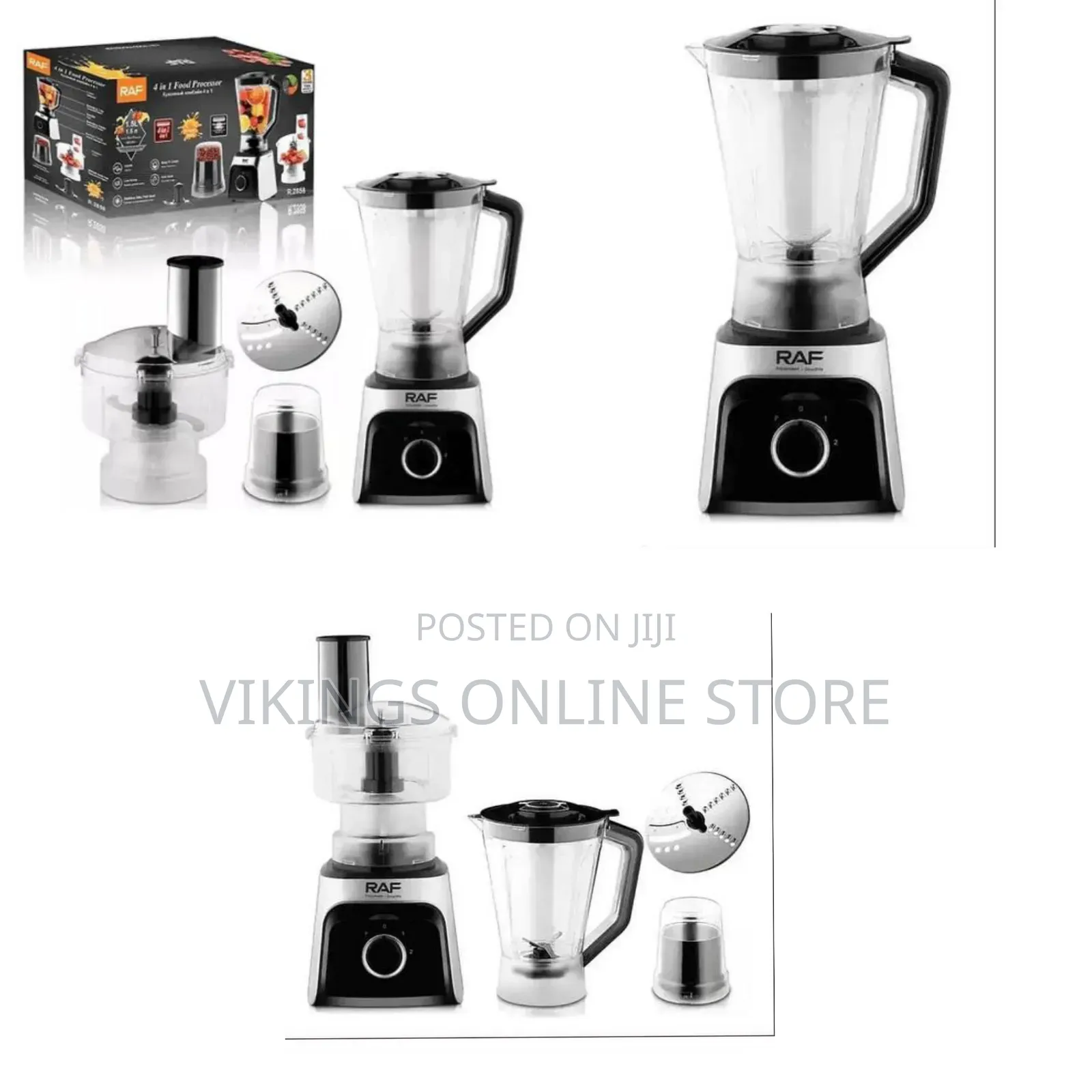 RAF 4 in 1 Electric Powerful Commercial Food Processor With Juicer