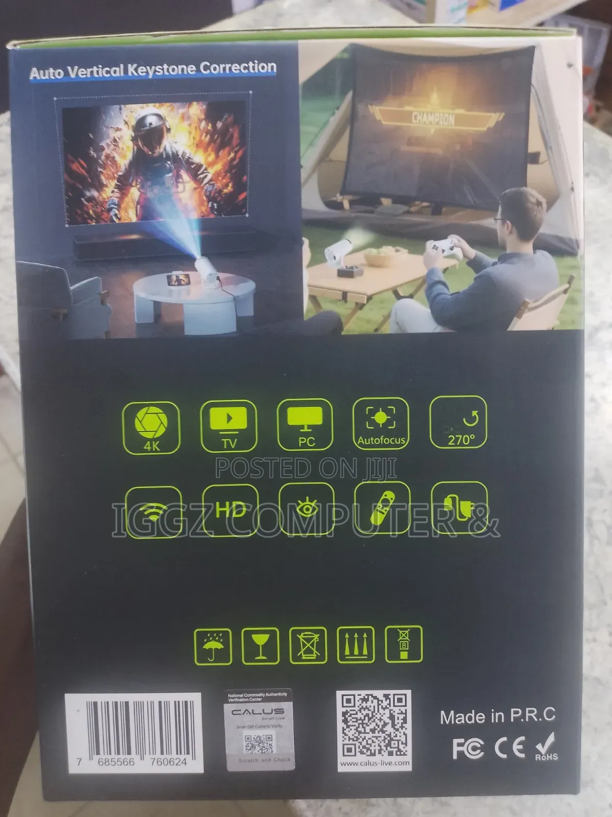 Calus H5 Max Game Projector
